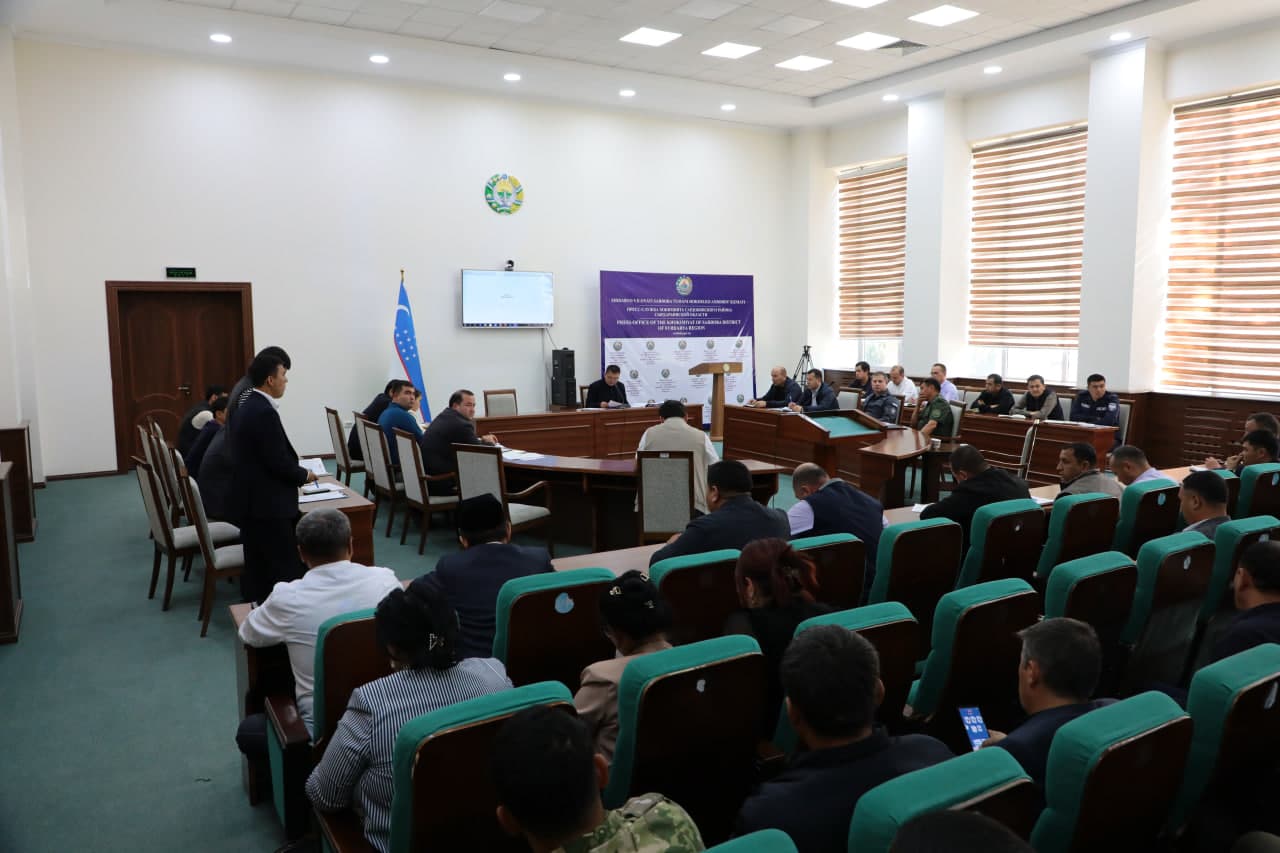 Sardoba tumani hokimligida korrupsiyaga qarshi murosasiz kurashish masalalariga bag‘ishlangan yig‘ilish o‘tkazildi