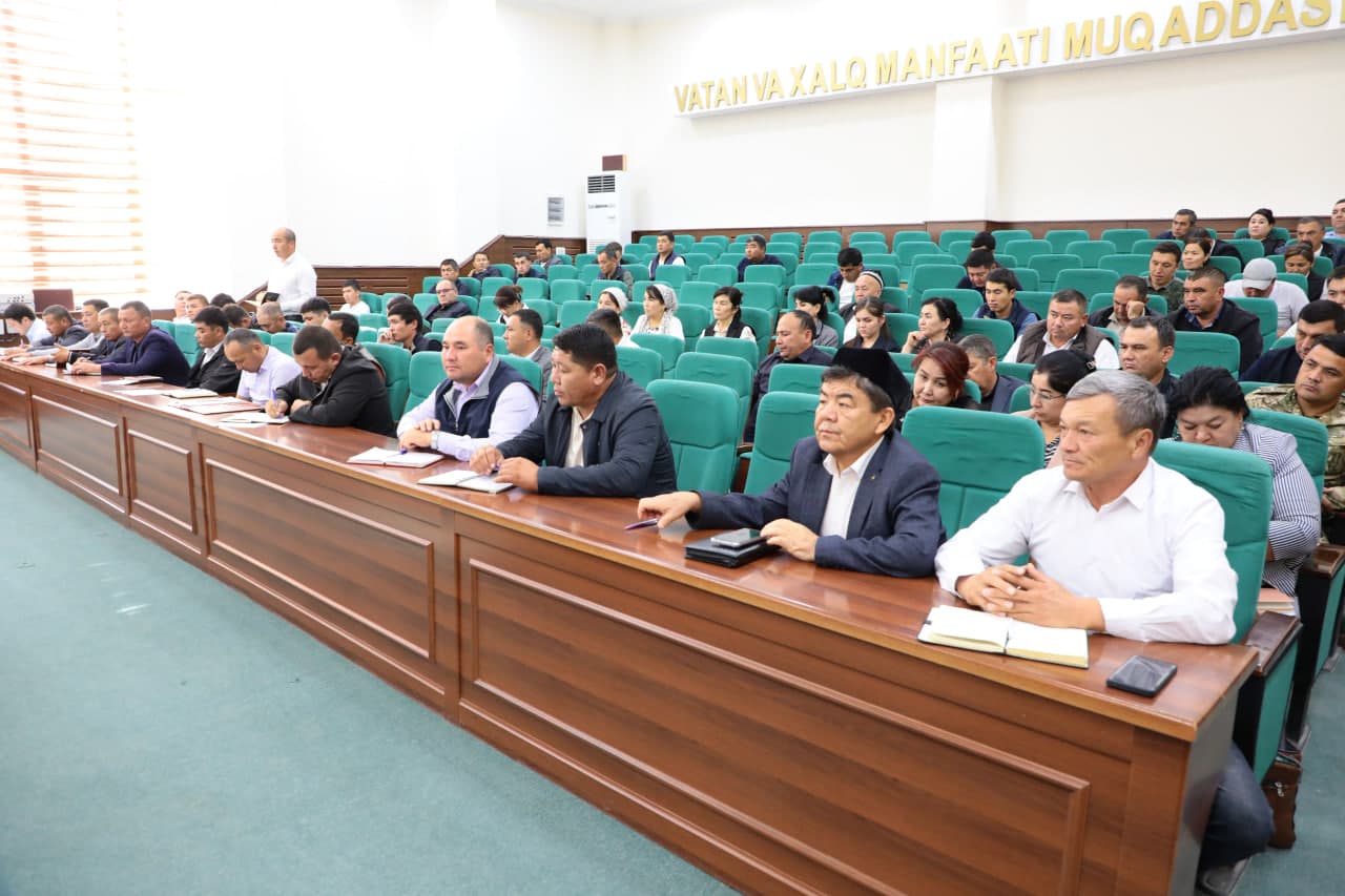 Sardoba tumani hokimligida korrupsiyaga qarshi murosasiz kurashish masalalariga bag‘ishlangan yig‘ilish o‘tkazildi