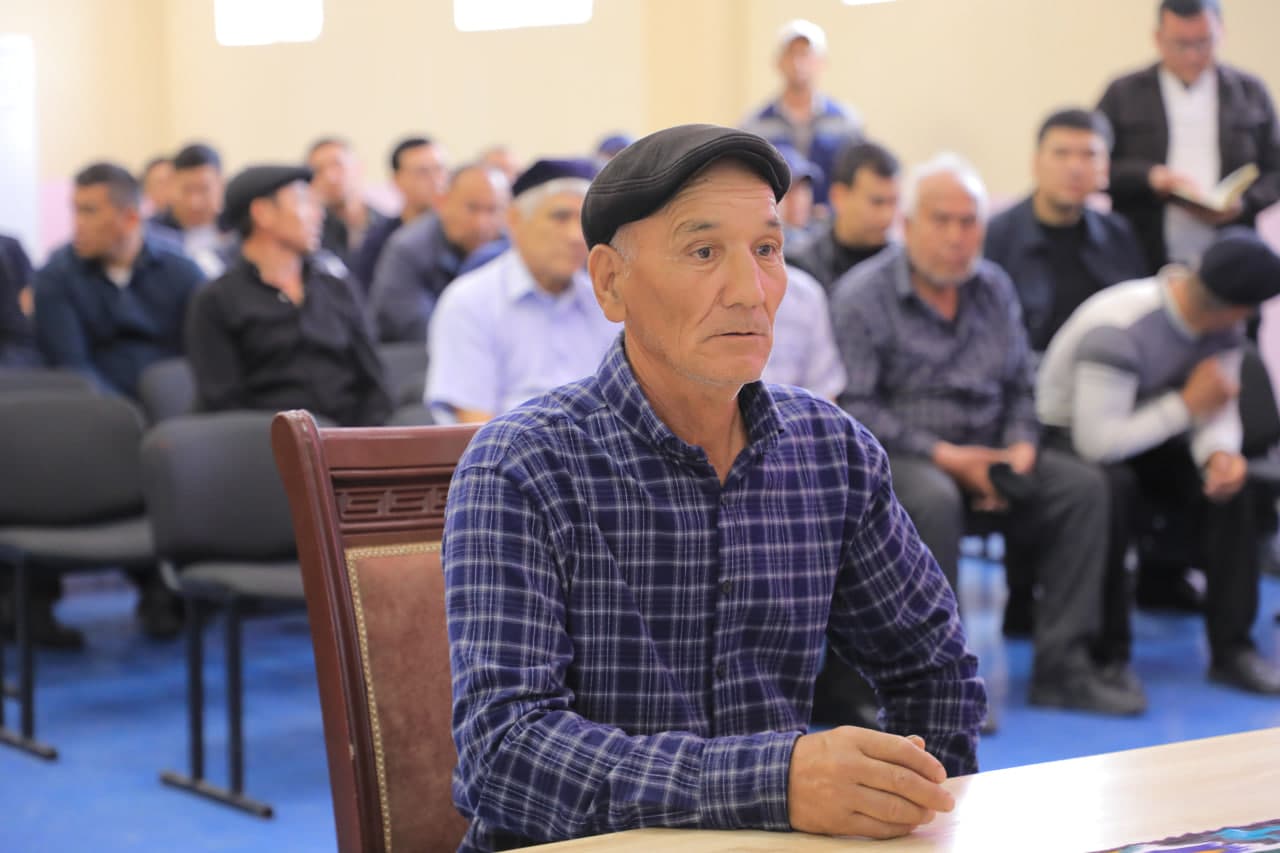 Sardoba tumani hokimining ommaviy sayyor qabuli boʻlib oʻtdi