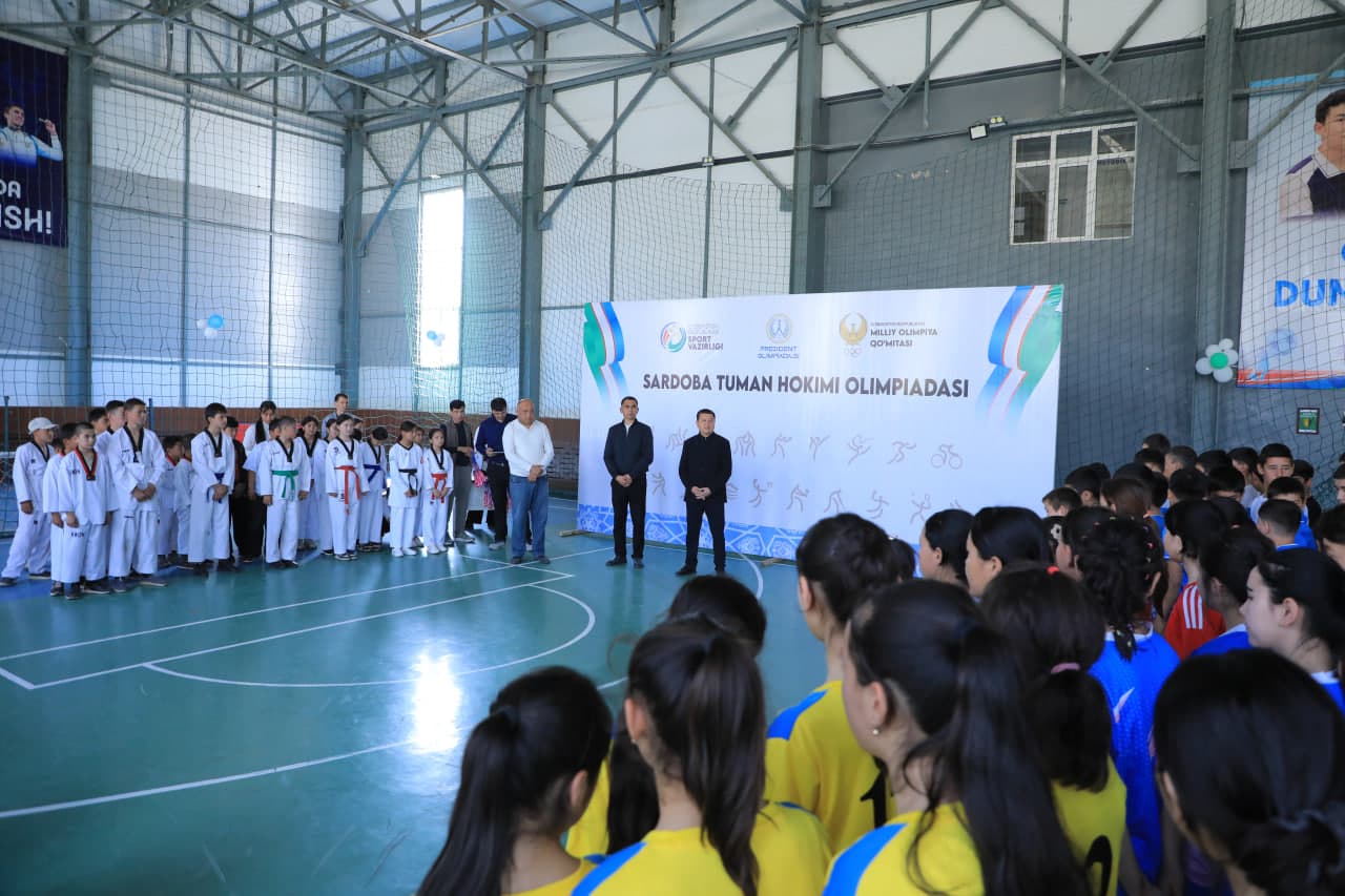 “Yangi O‘zbekiston Olimpiya cho‘qqilari” hamda “Prezident Olimpiadasi – 2026” doirasida voleybol hamda taekvondo WT sport turlari bo‘yicha Sardoba tumani hokimi kubogi musobaqalari yuqori saviyada tashkil etildi.