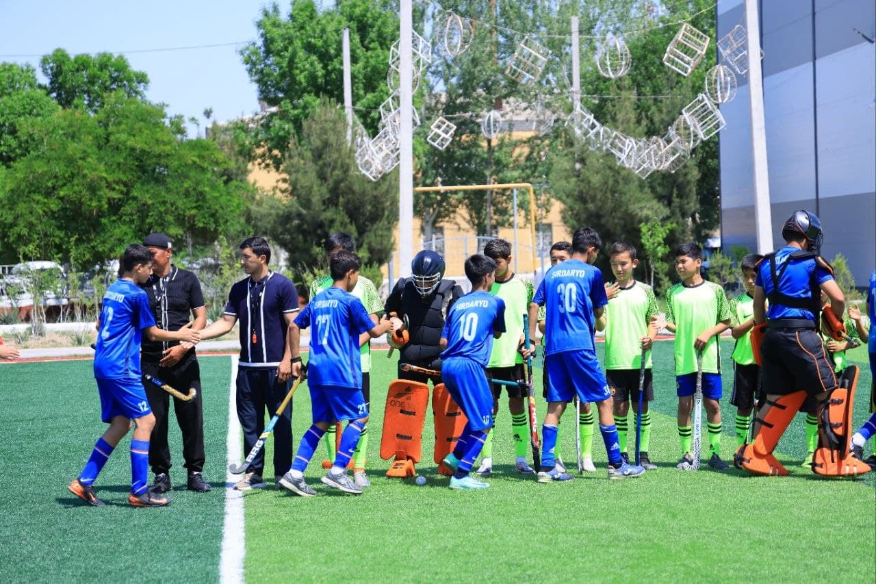 Sirdaryo viloyati chempionatida U16 yosh toifasida chim ustida xokkey bo‘yicha g‘oliblar aniqlandi