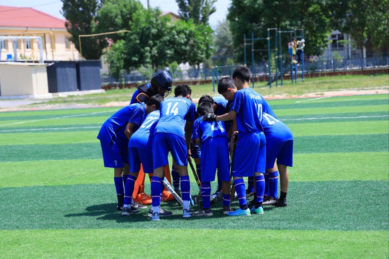 Sirdaryo viloyati chempionatida U16 yosh toifasida chim ustida xokkey bo‘yicha g‘oliblar aniqlandi