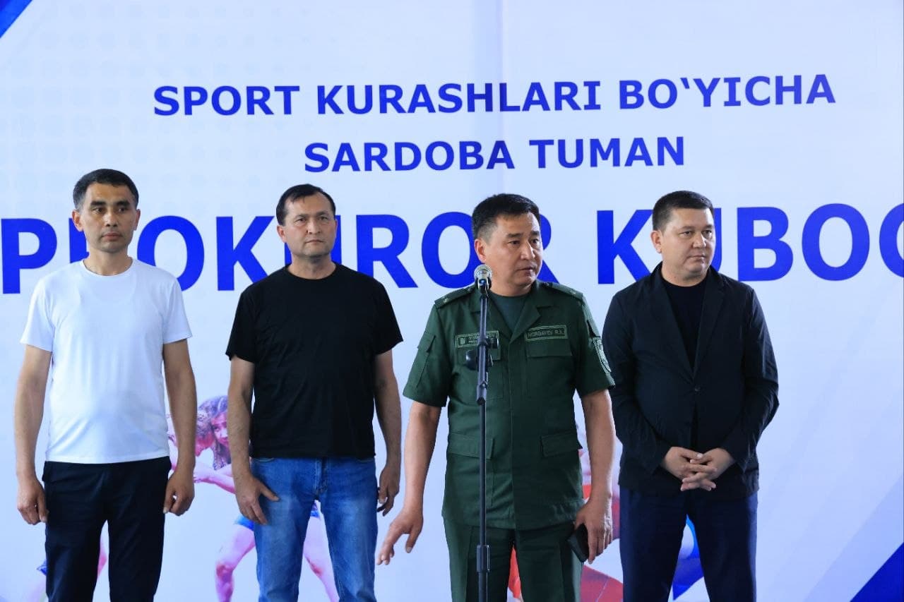 Sardobada “Prokuror kubogi” yuqori saviyada o‘tkazildi.