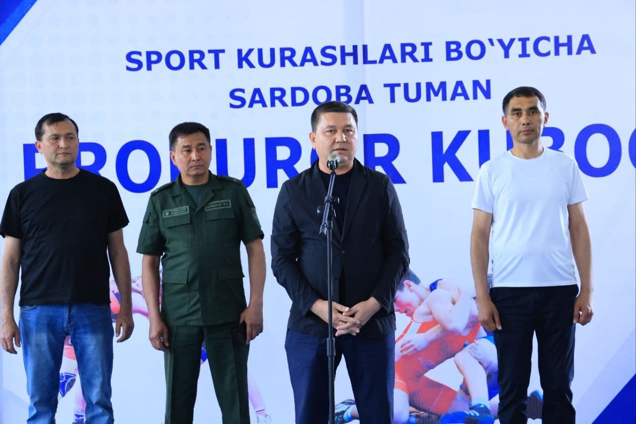 Sardobada “Prokuror kubogi” yuqori saviyada o‘tkazildi.