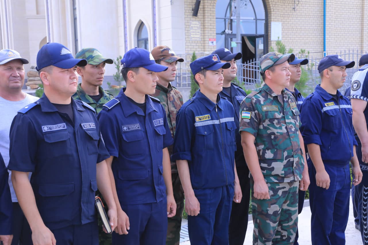 Sardoba tumanida Qurbon hayiti bayramini tinch va xavfsiz muhitda o‘tkazishni ta’minlash maqsadida xizmat oldi yo‘riqnomasi o‘tkazildi.