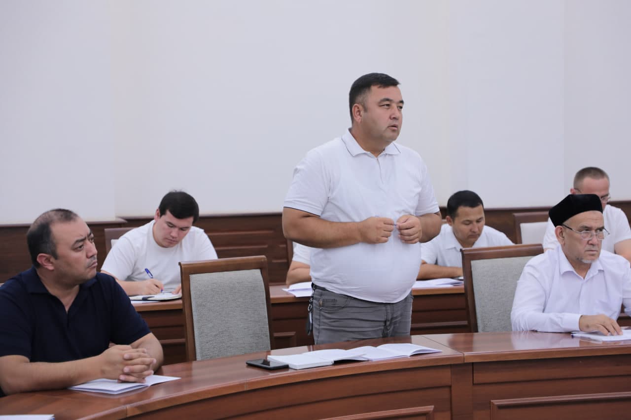 VII chaqiriq Xalq deputatlari Sardoba tuman Kengashining navbatdagi o'ttiz ikkinchi sessiyasi bo‘lib o‘tdi.