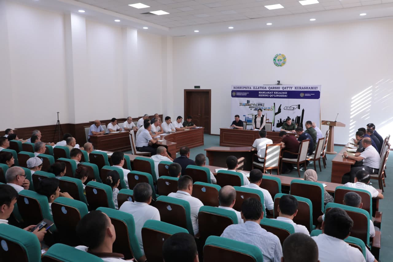 Sirdaryo viloyati Korrupsiyaga qarshi kurashish hududiy Kengashining navbatdagi sayyor yig‘ilishi Sardoba tumanida o‘tkazildi