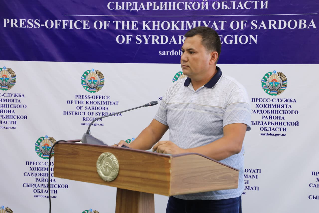 VII chaqiriq Xalq deputatlari Sardoba tuman Kengashining navbatdagi o'ttiz uchinchi sessiyasi bo‘lib o‘tdi.