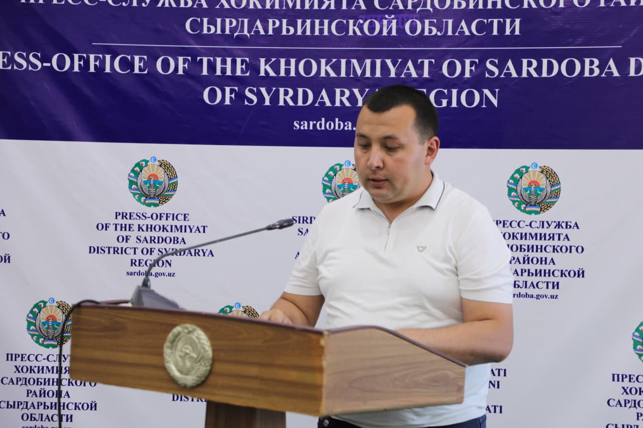 VII chaqiriq Xalq deputatlari Sardoba tuman Kengashining navbatdagi o'ttiz uchinchi sessiyasi bo‘lib o‘tdi.