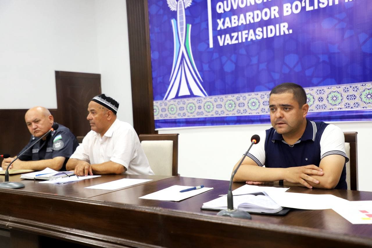 Buxoro tumanida mahallani qo‘llab-quvvatlash tuman Kengashining 1-yarim yillik yakunlari bo‘yicha tahliliy-tanqidiy yig’ilish o’tkazildi