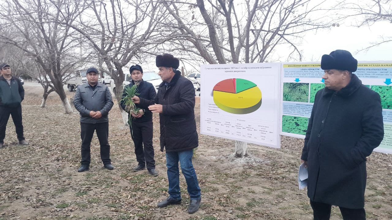 Qishloq xo‘jaligida muhim bosqich: Buxoro tumanida sho‘r yuvish tadbirlari davom etmoqda