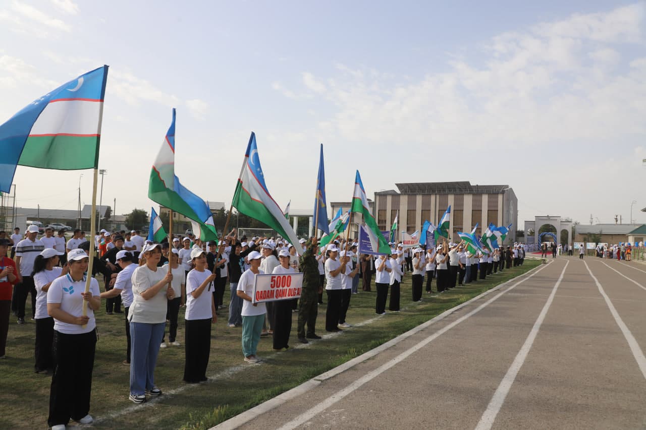 Buxoro tumanida “Salomatlik marafoni — baxtli hayotga qadam” loyihasiga start berildi