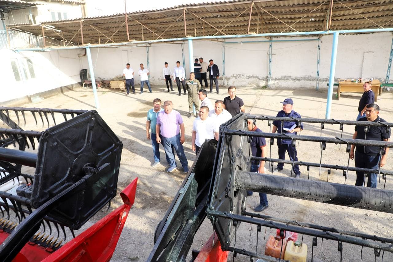Buxoro tumani: Texnikalar shayligi ko‘zdan kechirildi
