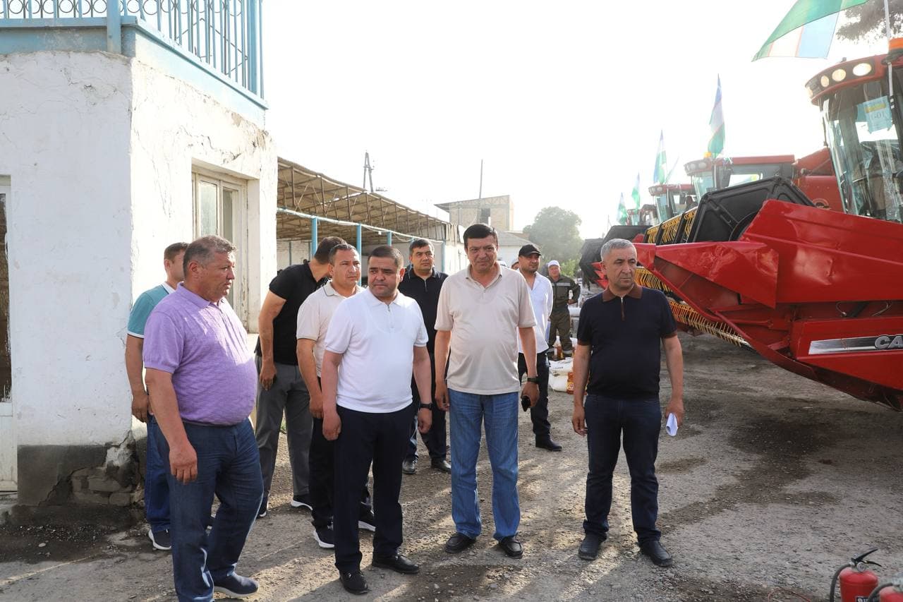 Buxoro tumani: Texnikalar shayligi ko‘zdan kechirildi