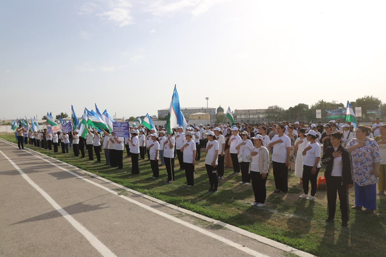 Buxoro tumanida “Salomatlik marafoni — baxtli hayotga qadam” loyihasiga start berildi