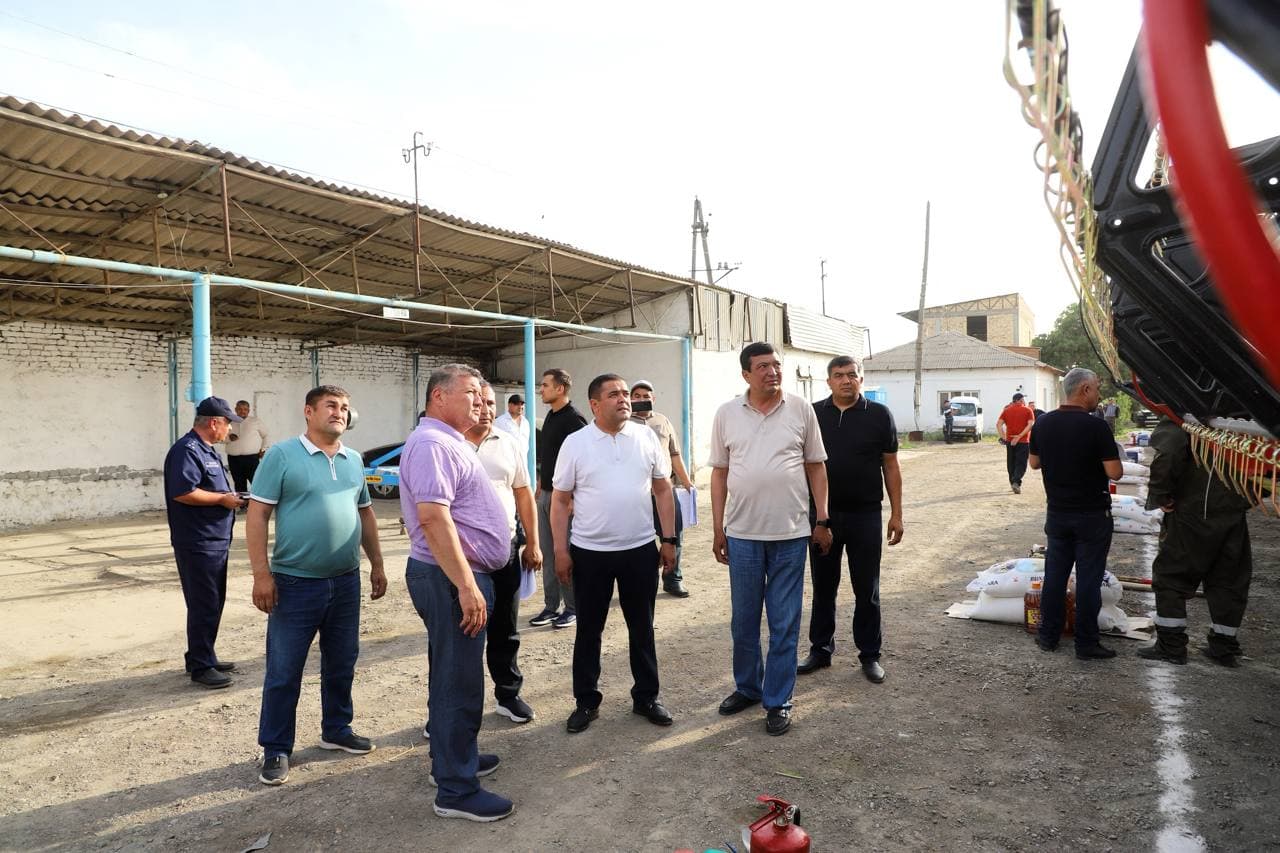 Buxoro tumani: Texnikalar shayligi ko‘zdan kechirildi