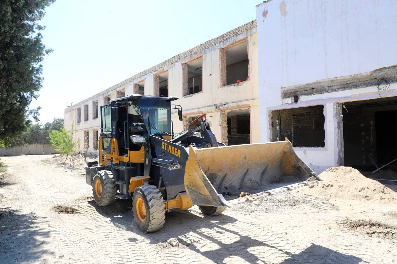 Bukhara District: Secondary School No. 13 Is Taking on a Modern Look.