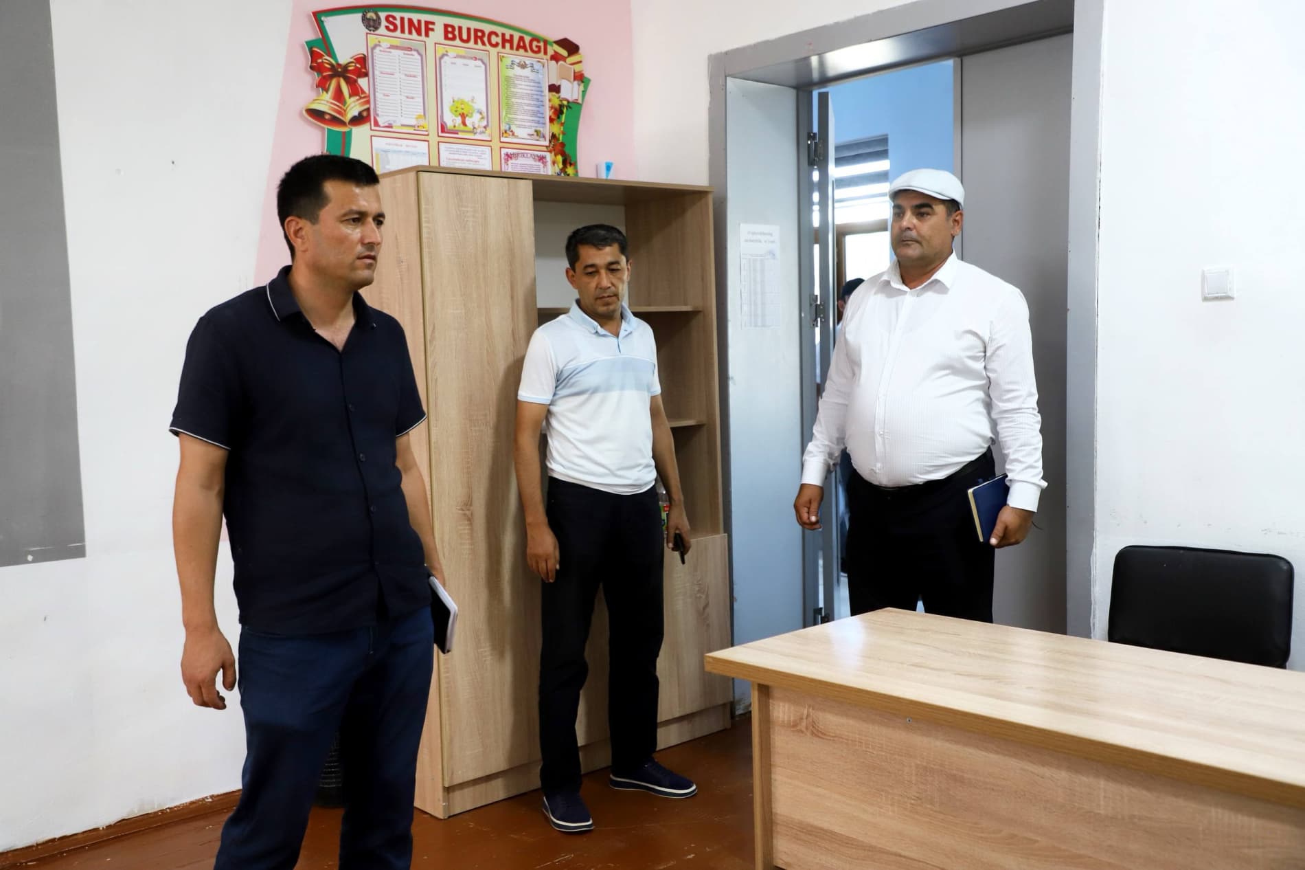 Buxoro tumanida umumta’lim maktablarining yangi o‘quv yiliga tayyorgarligi o‘rganilmoqda