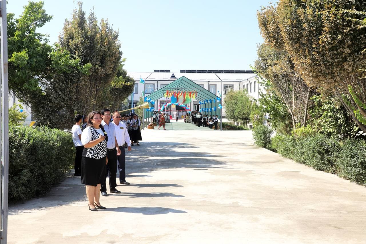 Qo‘lba qishlog‘idagi 50-maktab binosi mukammal ta’mirdan so‘ng foydalanishga topshirildi