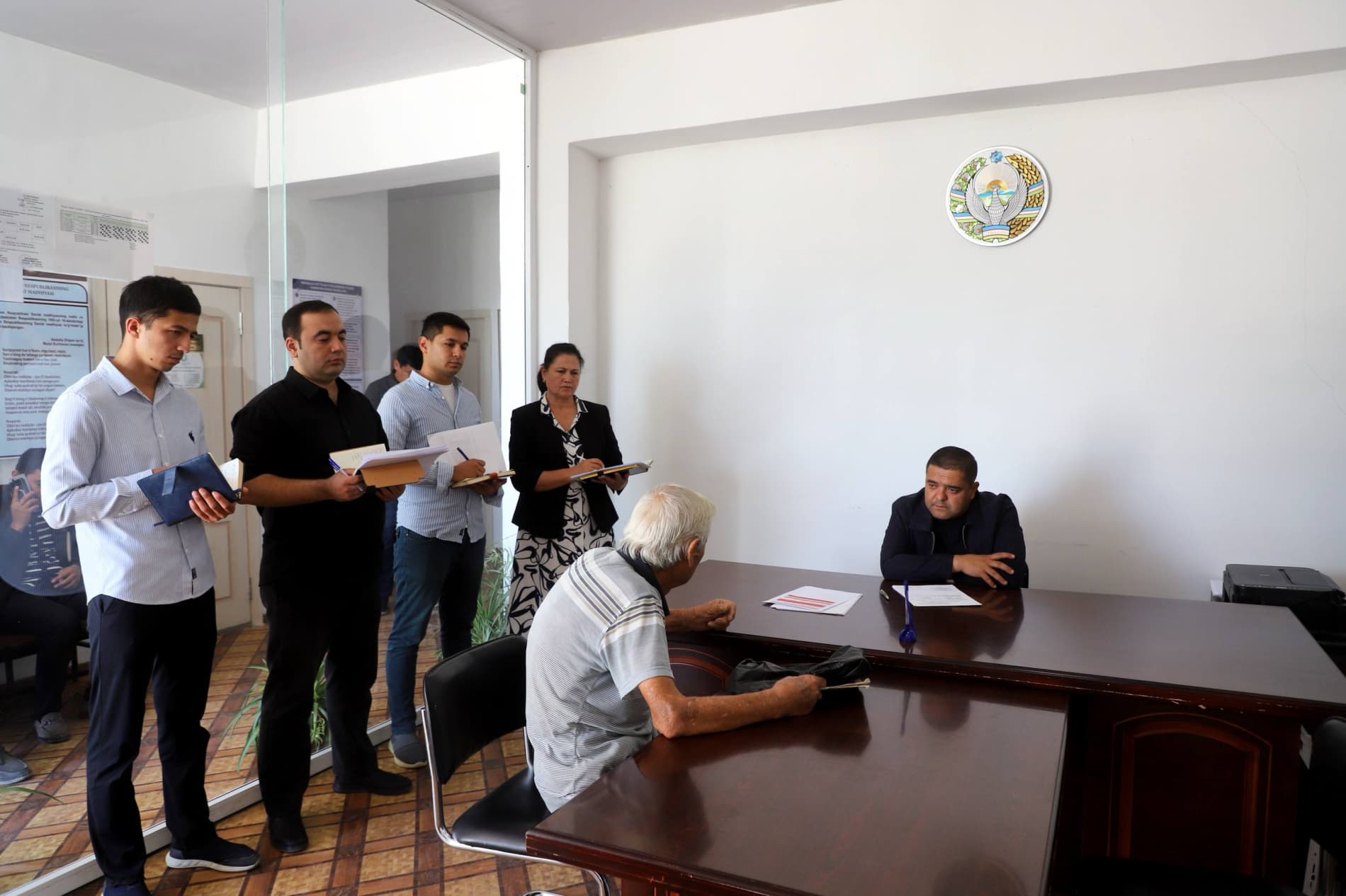 Oybek mahallasida navbatdagi sayyor qabul o‘tkazildi