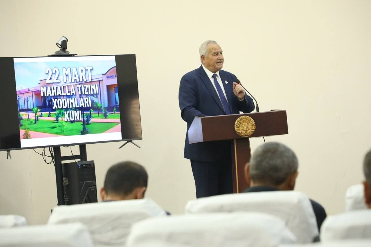 Mahalla tizimi xodimlari munosib taqdirlandi
