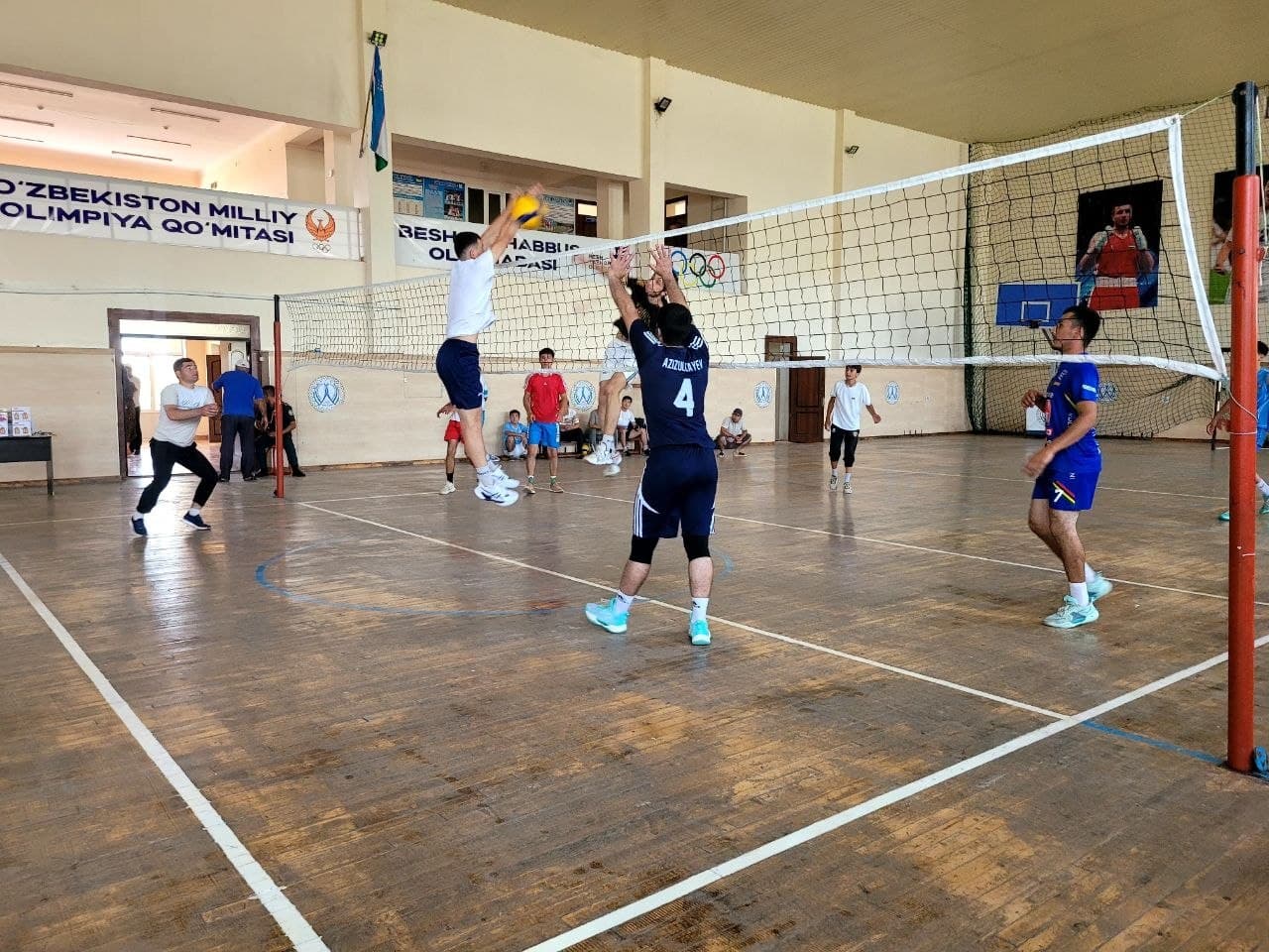 Guliston tumanida Ichki ishlar vaziri kubogi uchun voleybol musobaqasining tuman bosqichi bo‘lib o‘tdi
