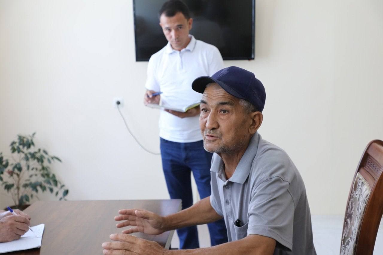 Guliston tuman Xalq qabulxonasida 20 nafar fuqaroning murojaati ko‘rib chiqildi