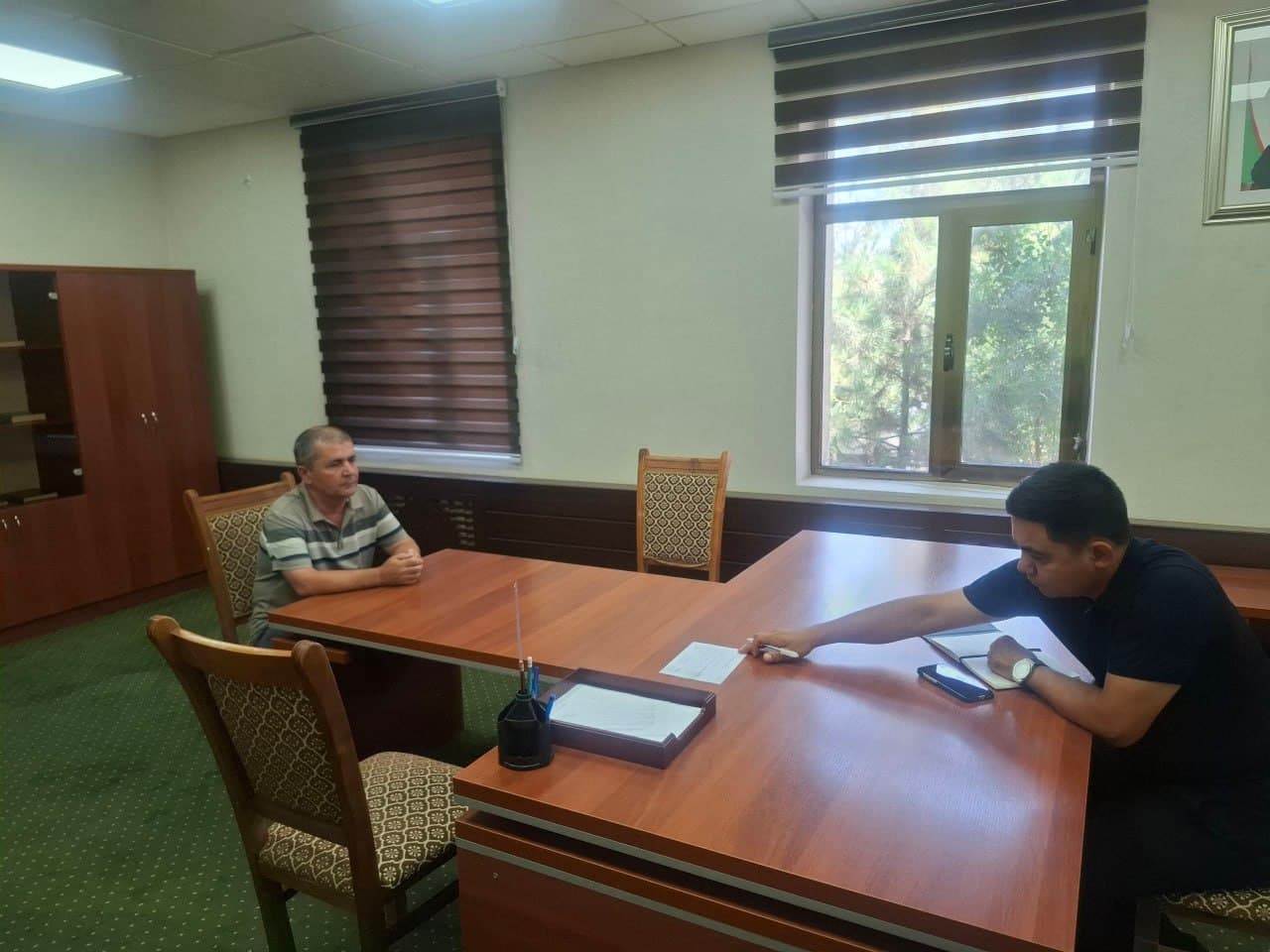 Жорий йилнинг 17 август куни , тасдиқланган режа-жадвалга мувофиқ Ромитан тумани ҳокимининг молия-иқтисодиёт ва камбағалликни қисқартириш масалалари бўйича биринчи ўринбосари-туман иқтисодиёт ва молия бўлими бошлиғи Ш.Пулотов ҳамда Ромитан тумани ҳокимин