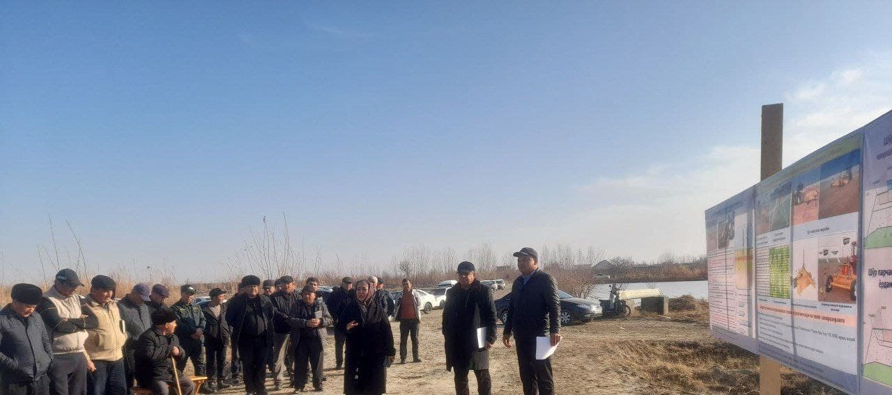 Olot: hududda jami 15 ming gektar ekin yerida ”shoʻr yuvish” agrotexnik tadbiri bormoqda