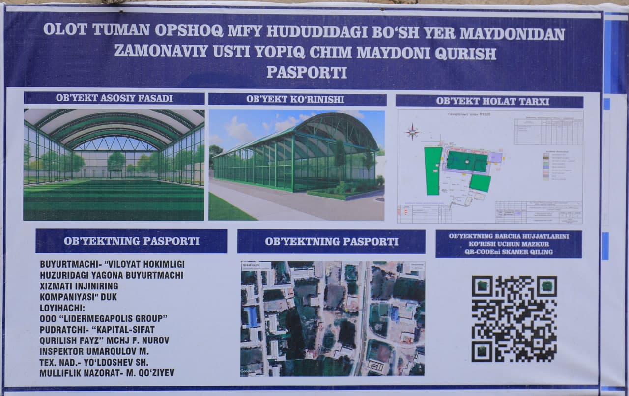 "Open byudjet": Opshoqlik bolajonlar uchun zamonaviy sport maydoni barpo etilmoqda.