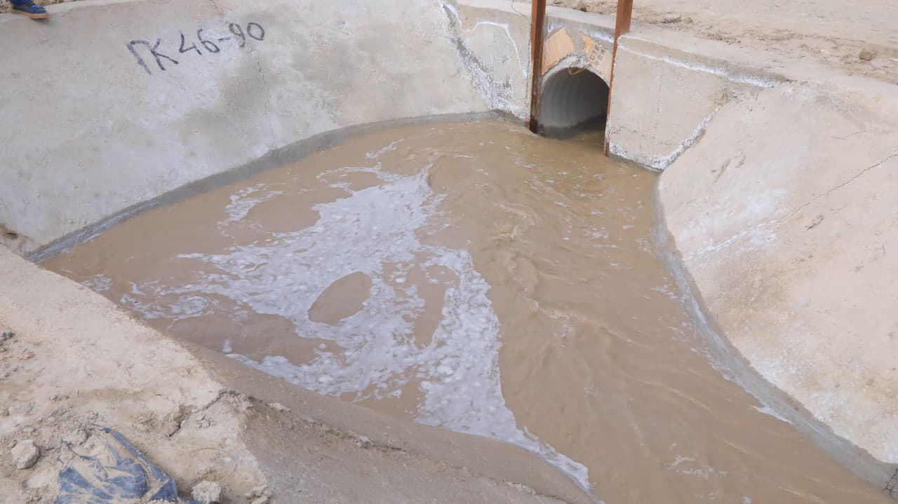 “Kesakli” yangi arig`idan suv keldi — rizq keldi.