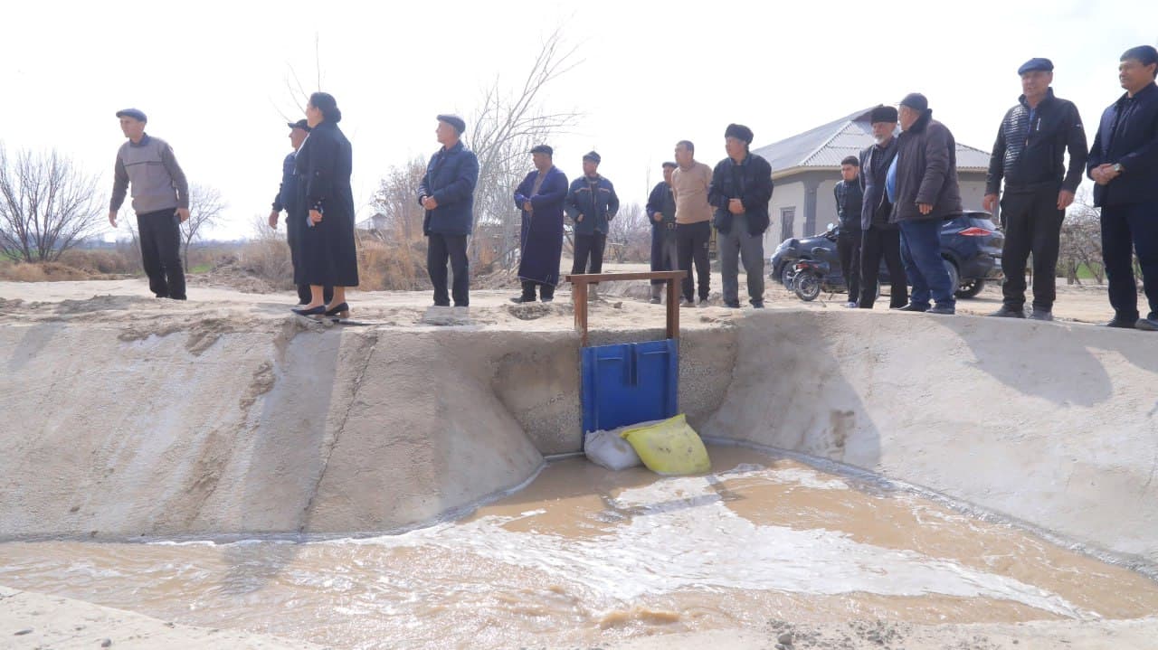 “Kesakli” yangi arig`idan suv keldi — rizq keldi.