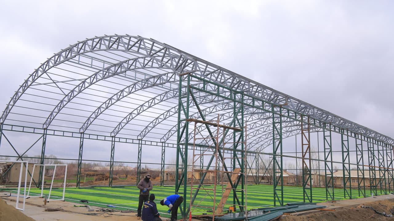 "Open byudjet": Opshoqlik bolajonlar uchun zamonaviy sport maydoni barpo etilmoqda.