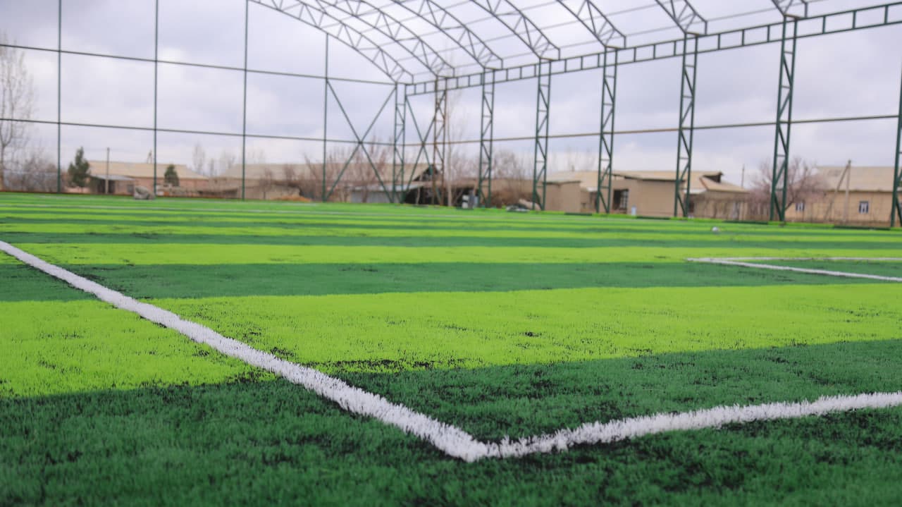 "Open byudjet": Opshoqlik bolajonlar uchun zamonaviy sport maydoni barpo etilmoqda.