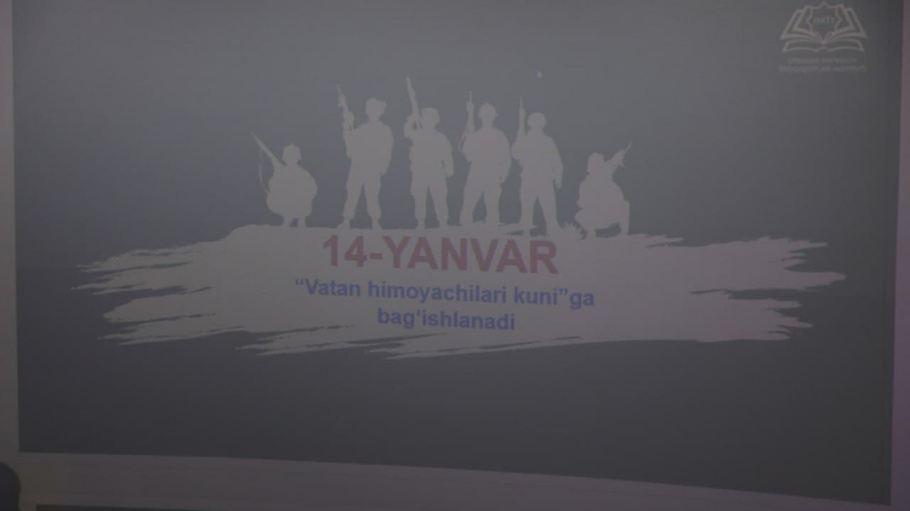 14-yanvar — Vatan himoyachilari kuniga bag‘ishlangan tadbirlar rejasi asosida bugun Ma’naviyat va ma’rifat maskanida navbatdagi matbuot anjumani bo‘lib o‘tdi.