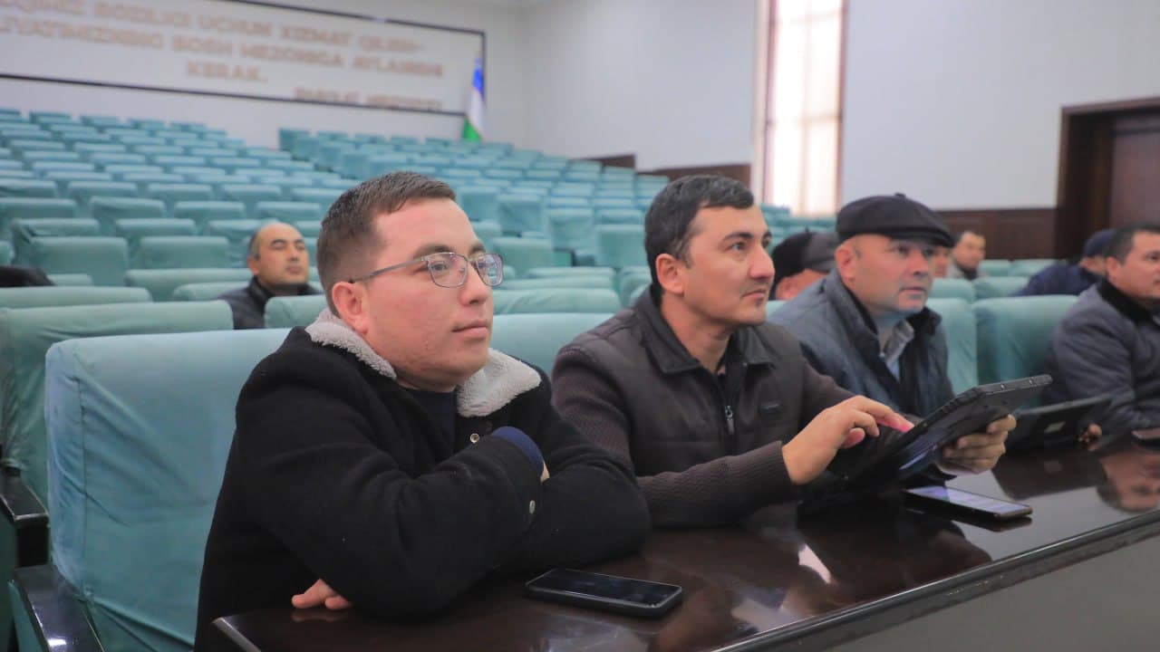 Aholi va qishloq xo‘jaligini ro‘yxatga olish bo‘yicha seminar bo`lib o`tid.