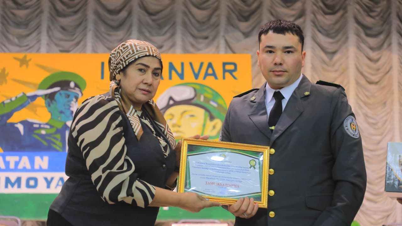 14-yanvar – Vatan himoyachilari kuniga bag‘ishlangan bayram tadbiri bo‘lib o‘tdi