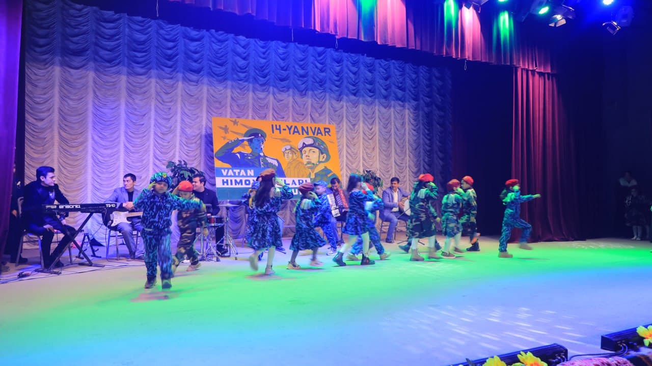 14-yanvar – Vatan himoyachilari kuniga bag‘ishlangan bayram tadbiri bo‘lib o‘tdi