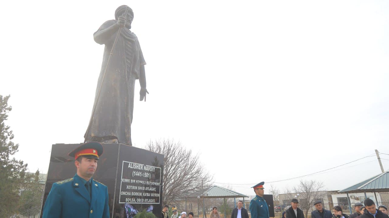 Alisher Navoiy tavalludi munosabati bilan tantanali marosim hamda matbuot anjumani o‘tkazildi.