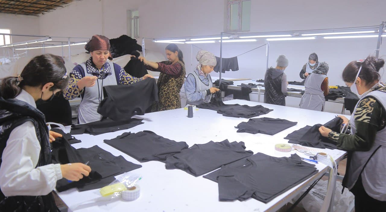 "Veltonix" MCHJda 100 nafar ayollar bandligini ta’minlandi.