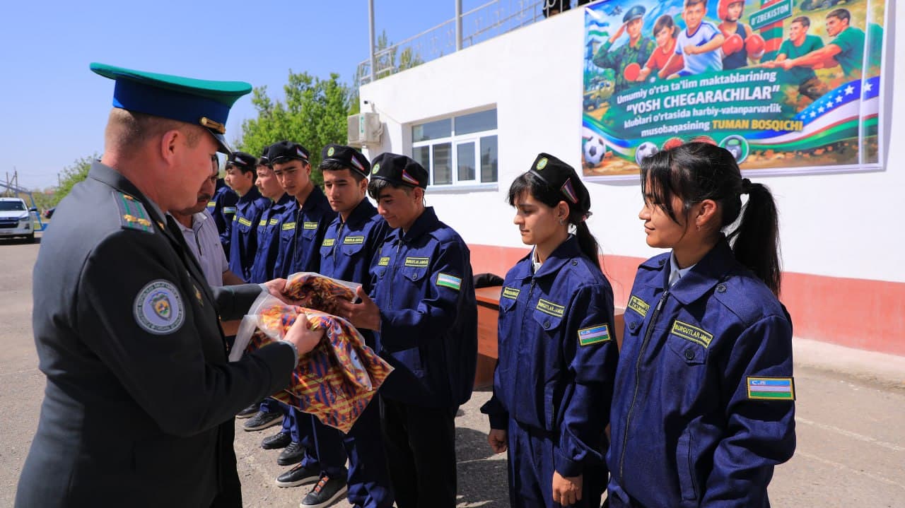 Olotda “Yosh chegarachilar” musobaqasi o‘tkazildi