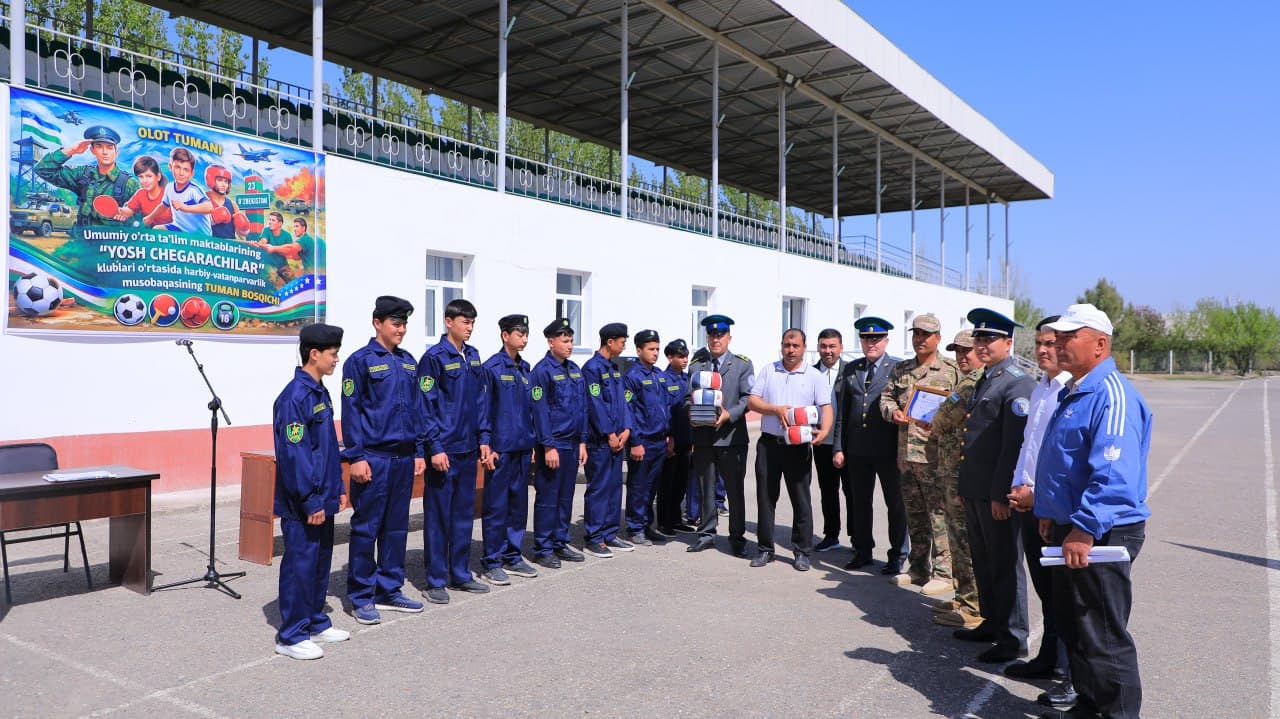 Olotda “Yosh chegarachilar” musobaqasi o‘tkazildi