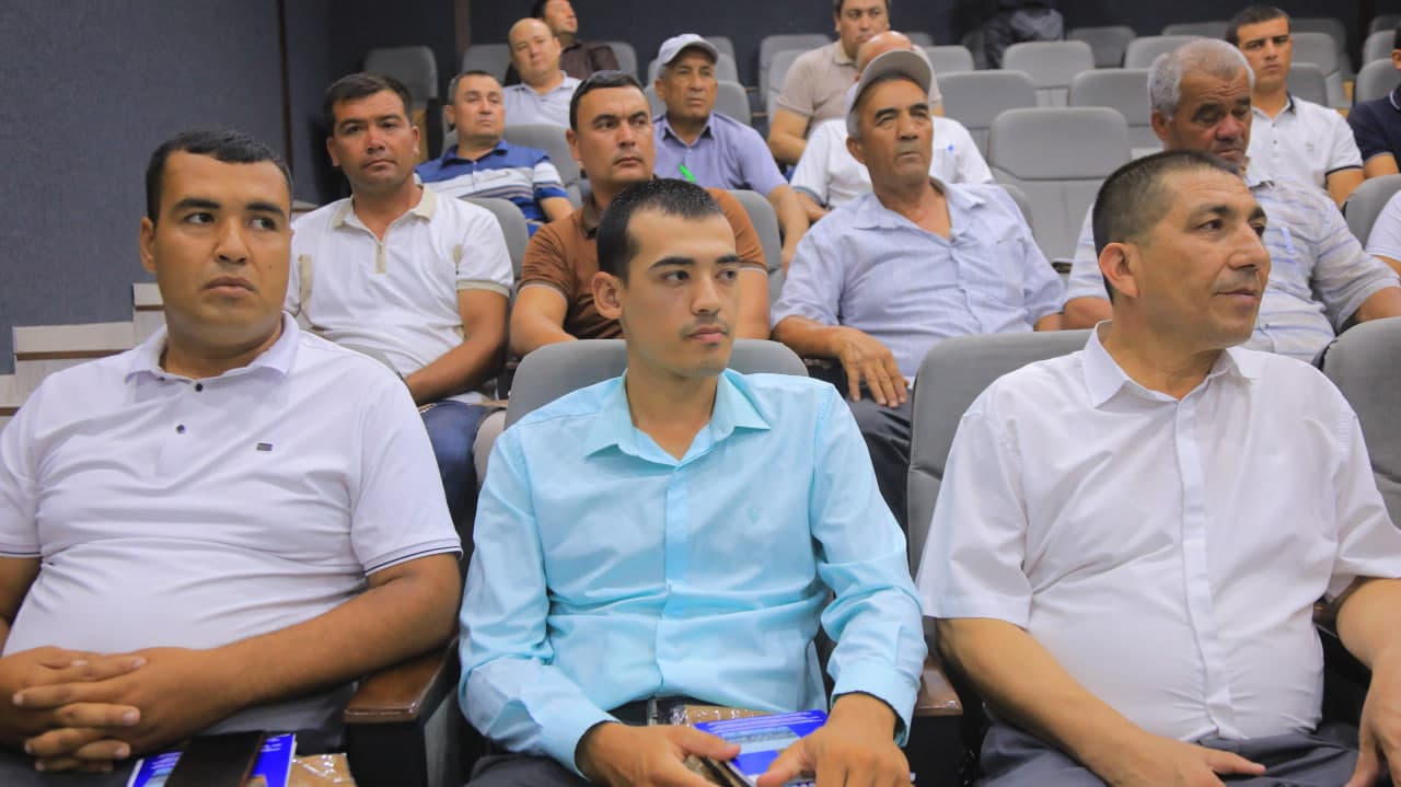 Olot tumanida iqlim sharoitida suvdan samarali foydalanishga bag‘ishlangan o‘quv-trening o‘tkazildi.