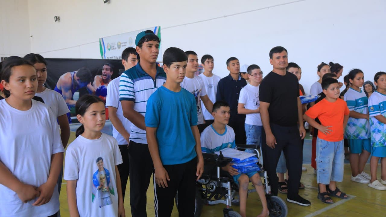 Payshanba yoshlar kunida sportchi yoshlar qo‘llab-quvvatlandi