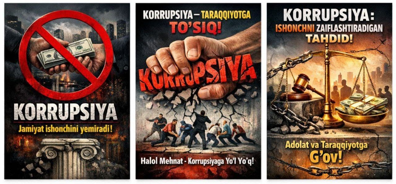 Korrupsiya — jamiyatda ishonch muhitini zaiflashtiradigan eng jiddiy tahdid