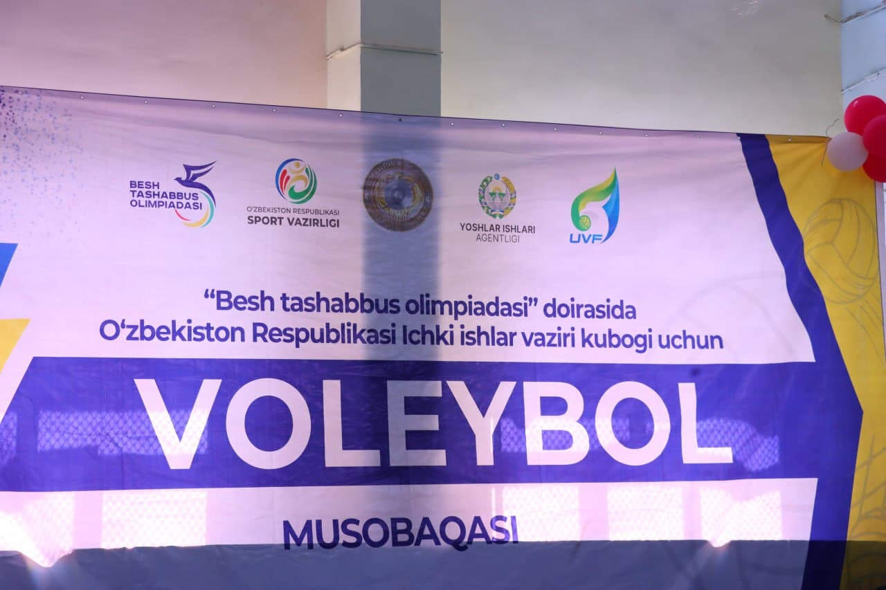 🏐 Voleybol bo‘yicha Ichki ishlar vaziri kubogi musobaqasining tuman bosqichiga start berildi