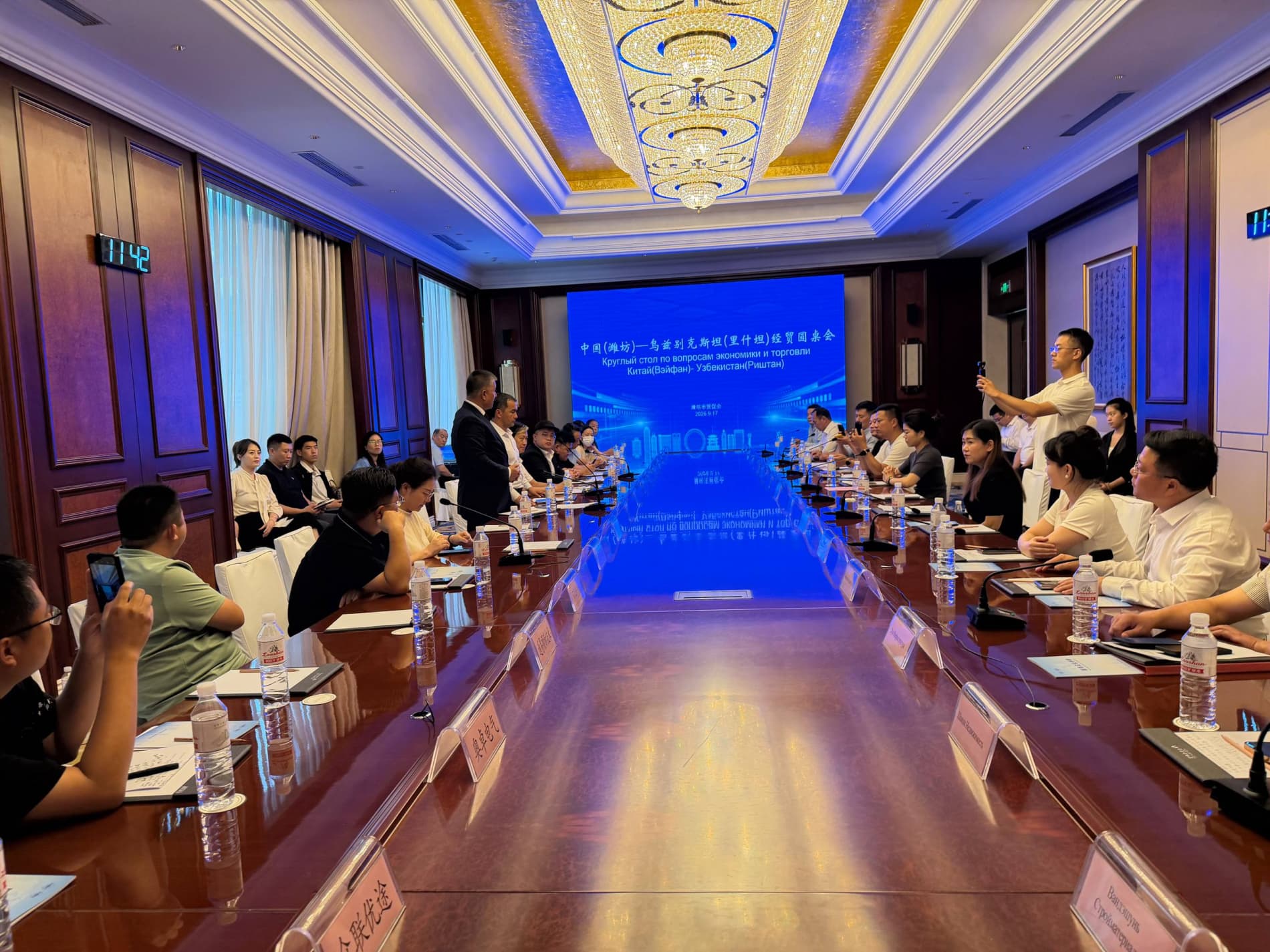 🇺🇿🤝🇨🇳 Rishton va Jinan tadbirkorlari o‘rtasida hamkorlik uchrashuv