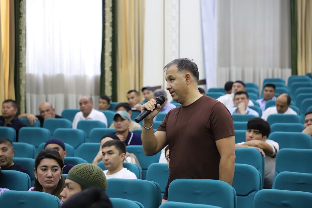 Soliq qo‘mitasi rahbariyati ishtirokida tadbirkorlar bilan uchrashuv o‘tkazildi