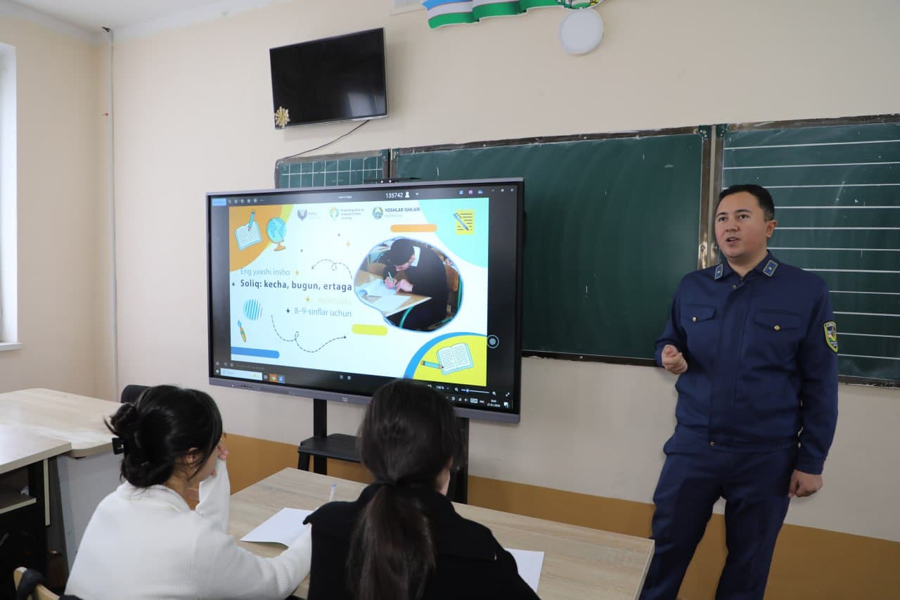 "Soliq bilimlari – yosh avlodga" koʻrik-tanlovining birinchi bosqichi Samarqand viloyatida
