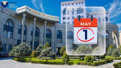Soliq to‘lovchi – yuridik shaxsning 2026-yil may oyi uchun kalendari